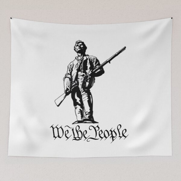 Item preview, Sentinel of Liberty: Minute Man Soldier with 'We The People designed and sold by AmericaFreedom.