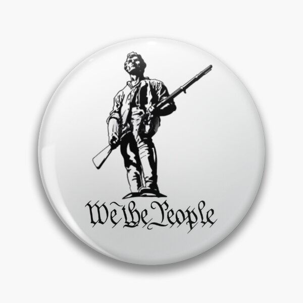 Item preview, Sentinel of Liberty: Minute Man Soldier with 'We The People designed and sold by AmericaFreedom.