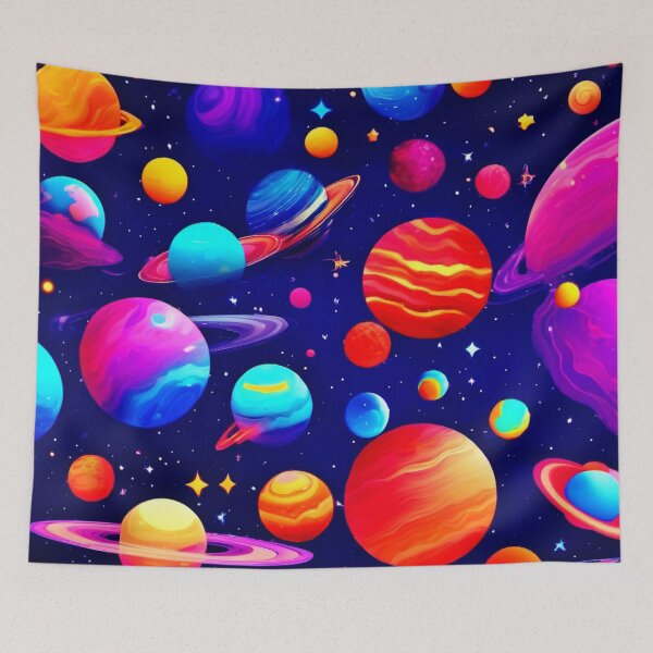 Item preview, Vivid Volumetric Cosmos designed and sold by Health And Fitness Posts e-Store.