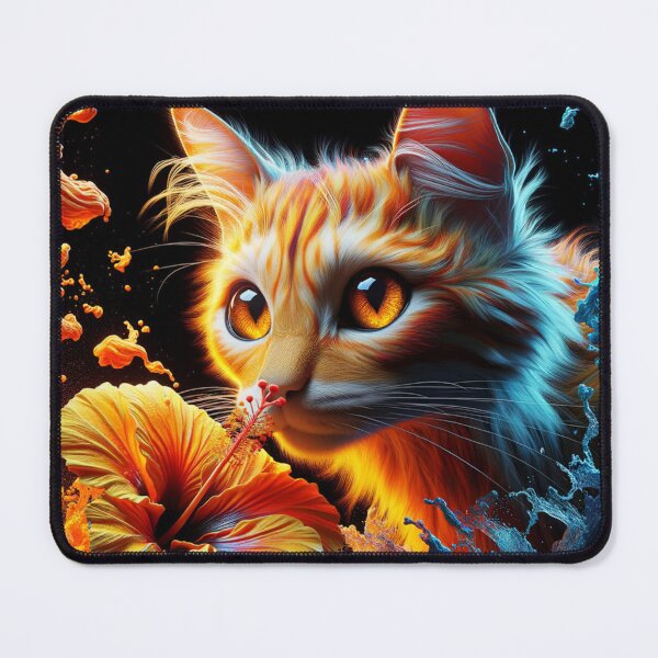 Item preview, Orange tabby kitty wallpaper 8k designed and sold by Keirnyx.