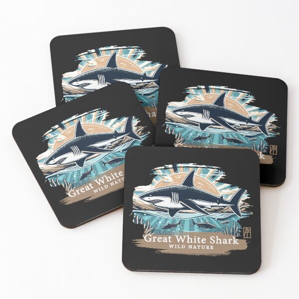 Item preview, Great White Shark - WILD NATURE - GREAT WHITE SHARK -1 designed and sold by ArtProjectShop.