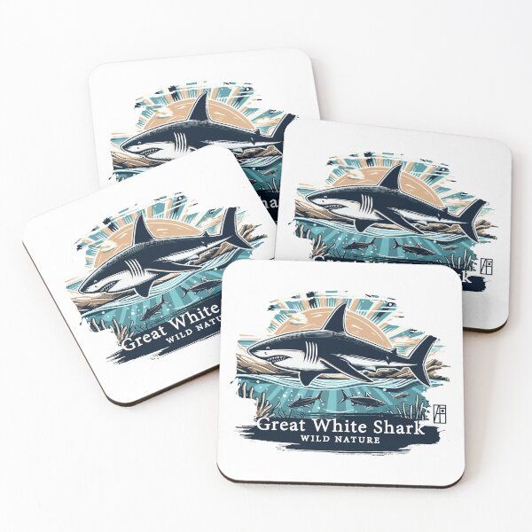 Item preview, Great White Shark - WILD NATURE - GREAT WHITE SHARK -2 designed and sold by ArtProjectShop.