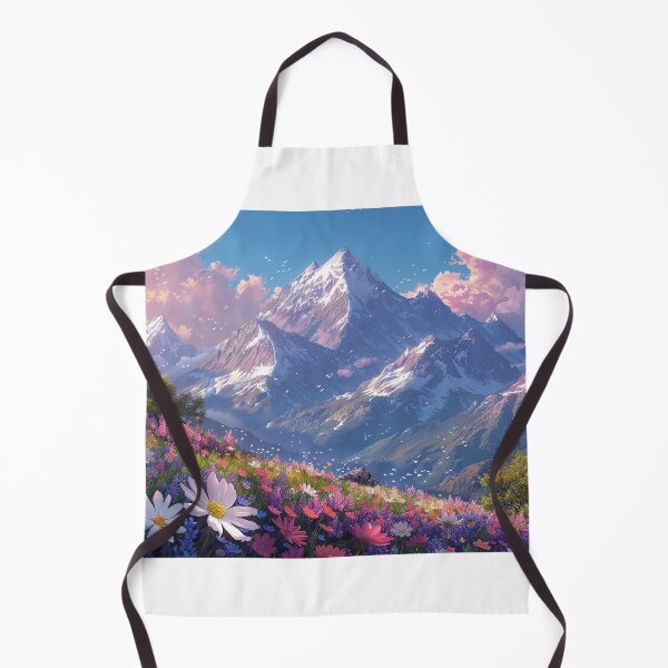 Item preview, Ascending the Heights: Manga Character Reaches Pink-Violet Sunset on Mountain Peak designed and sold by Shirtastically.