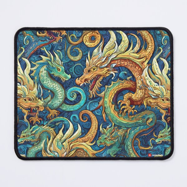 Item preview, Dueling Dragons designed and sold by Emma Sangorska.