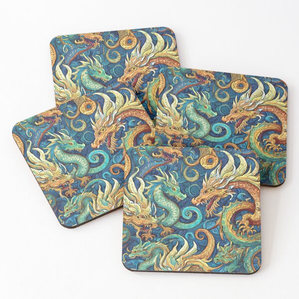 Item preview, Dueling Dragons designed and sold by Emma Sangorska.