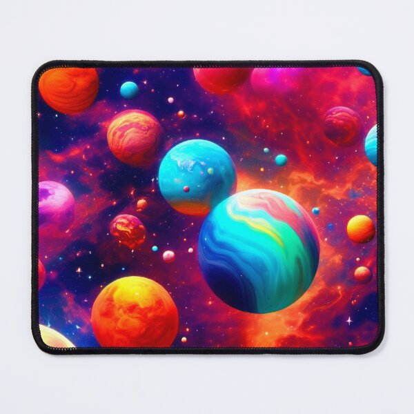 Item preview, Colorful Galactic Vistas designed and sold by Health And Fitness Posts e-Store.