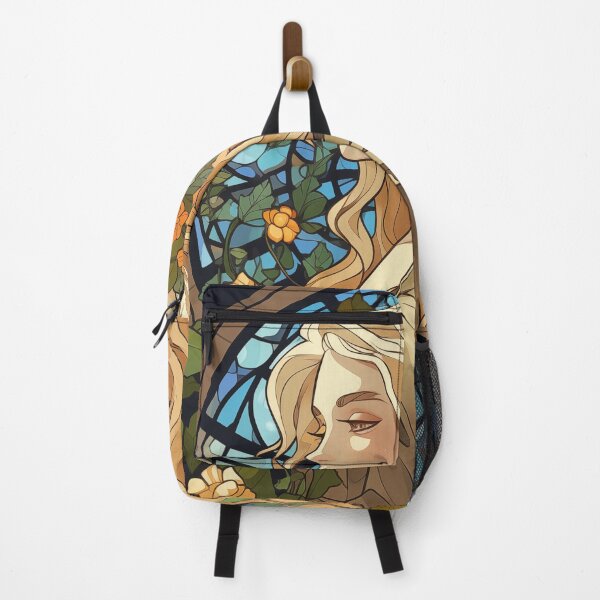 Item preview, Woman with Long Blonde Hair - Art Nouveau Style designed and sold by ArtNouveauChic.