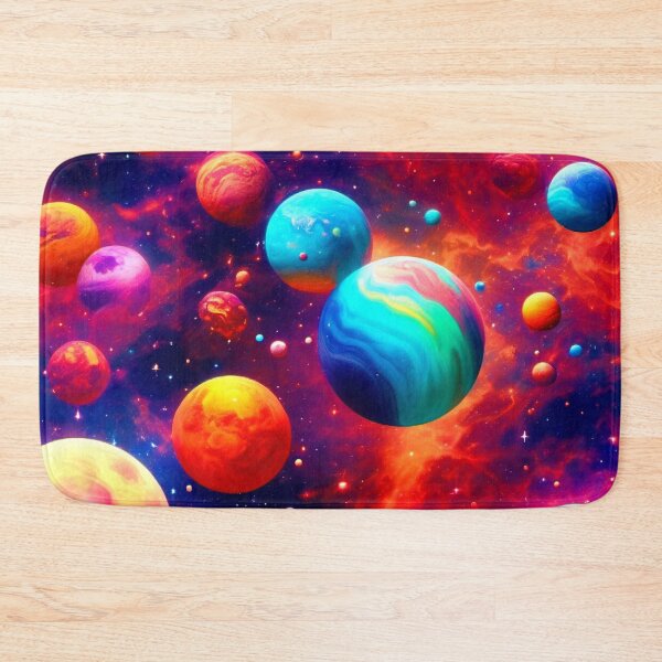 Item preview, Colorful Galactic Vistas designed and sold by Health And Fitness Posts e-Store.