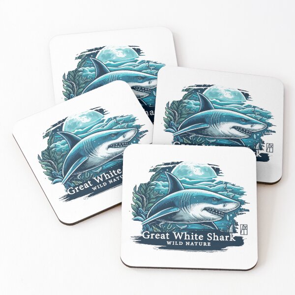 Item preview, Great White Shark - WILD NATURE - GREAT WHITE SHARK -6 designed and sold by ArtProjectShop.