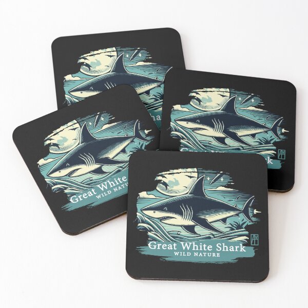 Item preview, Great White Shark - WILD NATURE - GREAT WHITE SHARK -7 designed and sold by ArtProjectShop.