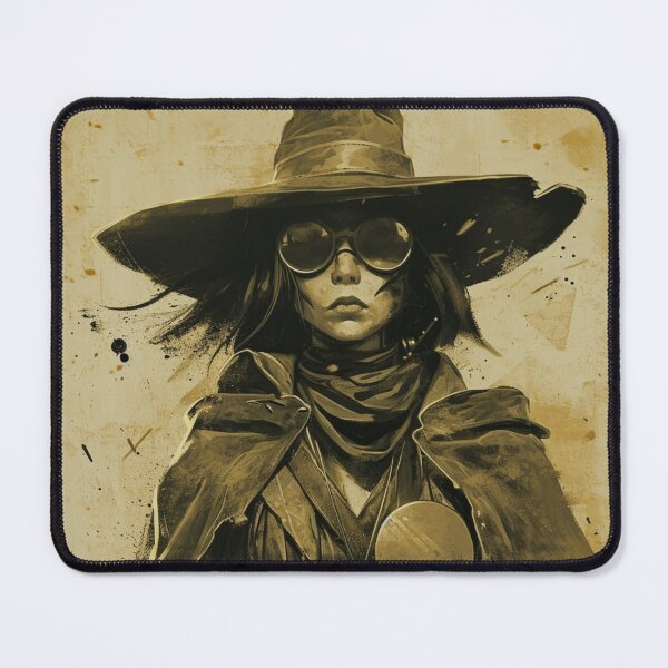 Item preview, Steampunk Vampire Hunter Witch Sepia designed and sold by Nightarcade.