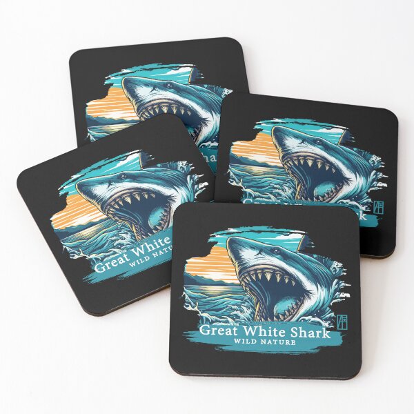 Item preview, Great White Shark - WILD NATURE - GREAT WHITE SHARK -9 designed and sold by ArtProjectShop.