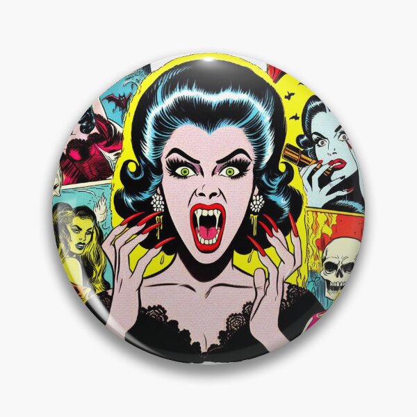 Item preview, Retro Vampire Woman Comics designed and sold by PulpVintage.