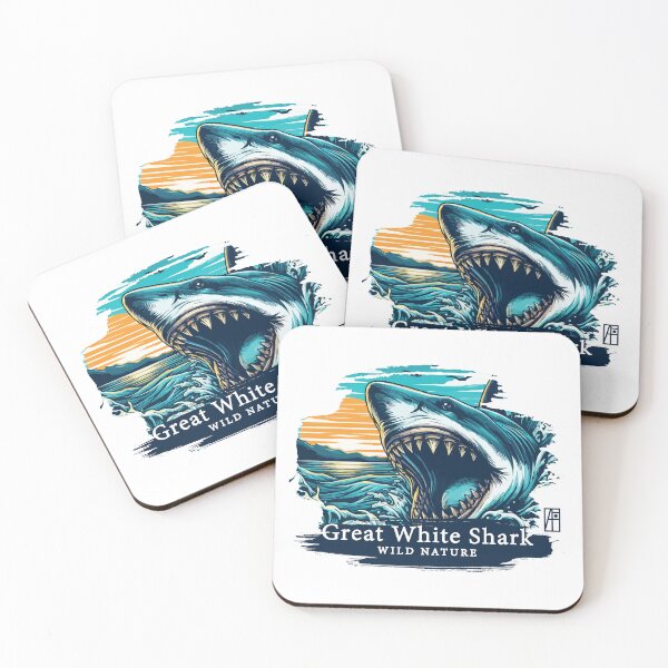 Item preview, Great White Shark - WILD NATURE - GREAT WHITE SHARK -10 designed and sold by ArtProjectShop.