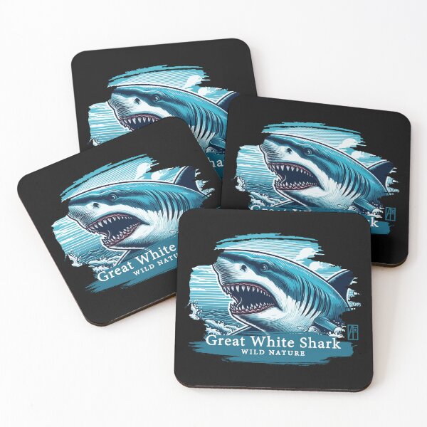 Item preview, Great White Shark - WILD NATURE - GREAT WHITE SHARK -13 designed and sold by ArtProjectShop.