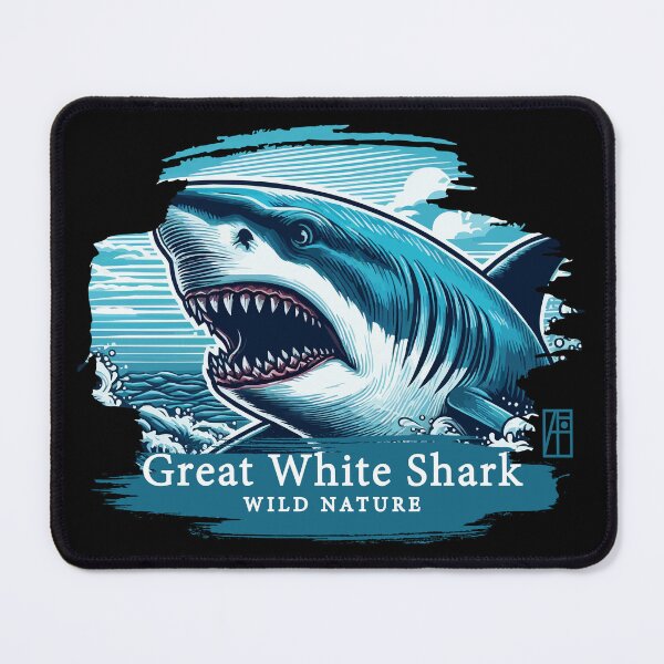 Item preview, Great White Shark - WILD NATURE - GREAT WHITE SHARK -13 designed and sold by ArtProjectShop.