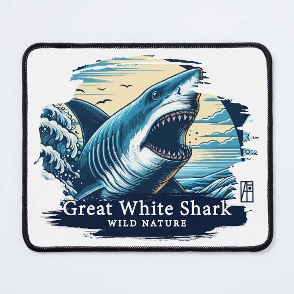 Item preview, Great White Shark - WILD NATURE - GREAT WHITE SHARK -16 designed and sold by ArtProjectShop.