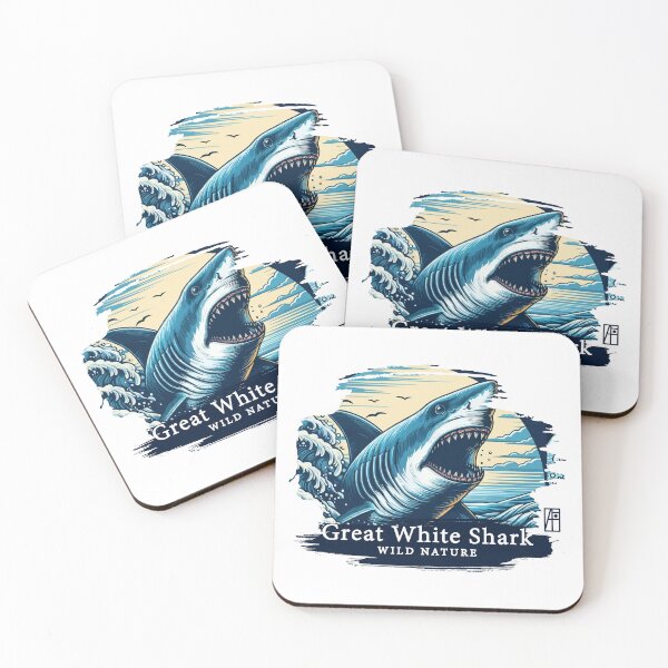Item preview, Great White Shark - WILD NATURE - GREAT WHITE SHARK -16 designed and sold by ArtProjectShop.