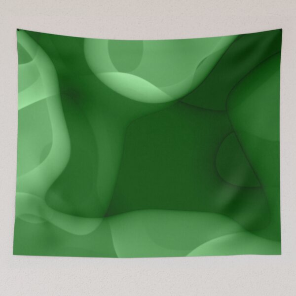 Item preview, Abstraction "green wave 1" designed and sold by Gluecknika.