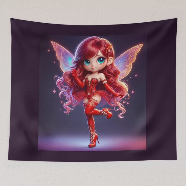 Item preview, Red Ruby Chibi Fairy designed and sold by CHIBI_POPZ.