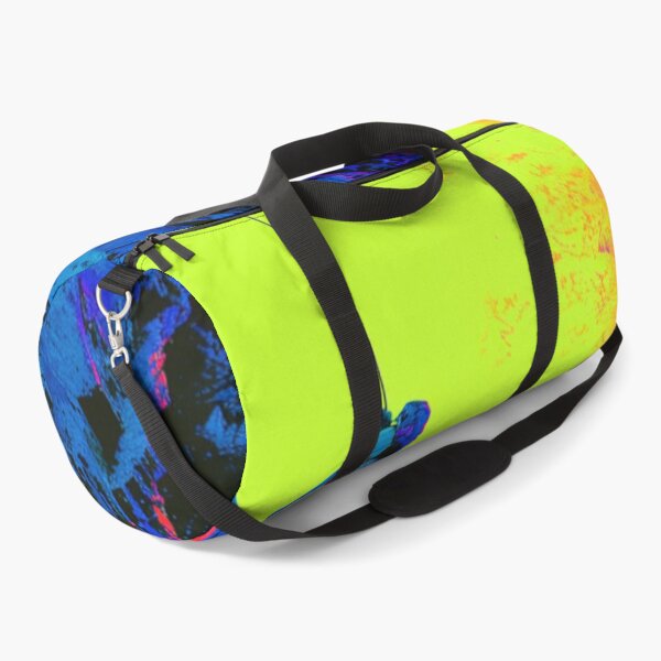 Item preview, Climber scaling ascending rocky cliff neon colour palette Active Outdoors Inspired Art designed and sold by CDC40.