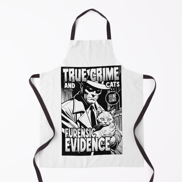 Item preview, True Crime And Cats Furensic Evidence Funny Cat Lover Owner designed and sold by GrandeDuc.