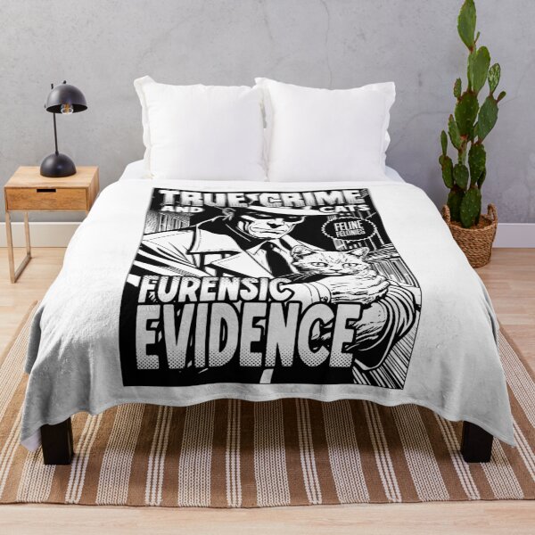 Item preview, True Crime And Cats Furensic Evidence Funny Cat Lover Owner designed and sold by GrandeDuc.