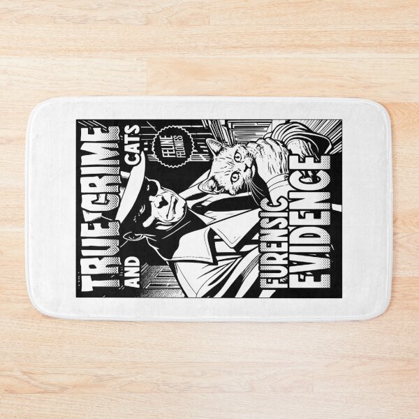 Item preview, True Crime And Cats Furensic Evidence Funny Cat Lover Owner designed and sold by GrandeDuc.