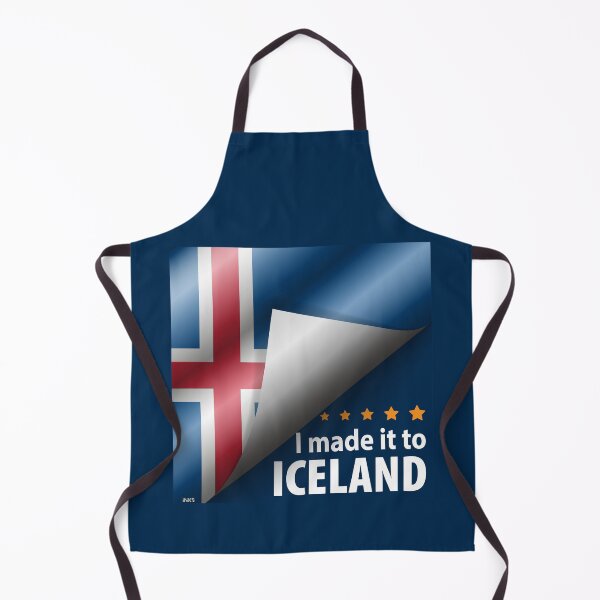 Item preview, I Made It To ICELAND Sticker T-Shirt 01 designed and sold by LocationInks.