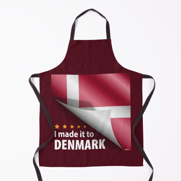 Item preview, I Made It To DENMARK Sticker T-Shirt 01 designed and sold by LocationInks.