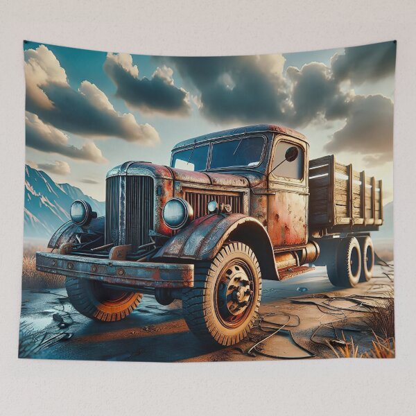 Item preview, The charm of a forgotten old truck designed and sold by Marcu Ioachim.