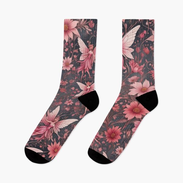 Item preview, Pink Fairies and Flowers designed and sold by Geek Girl Ohio.
