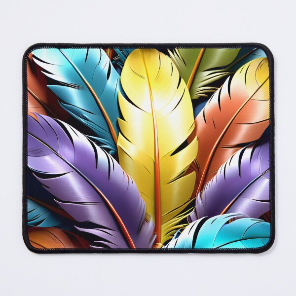 Artikelvorschau, Colorful Feather Pattern entworfen und verkauft von TheArtOfPat.
