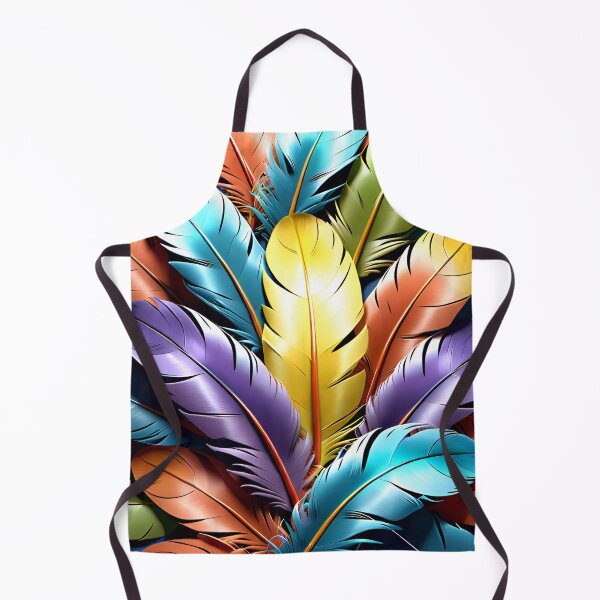 Item preview, Colorful Feather Pattern designed and sold by TheArtOfPat.