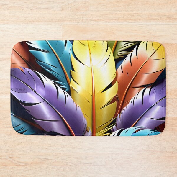 Aperçu de l'œuvre Colorful Feather Pattern créée et vendue par TheArtOfPat.