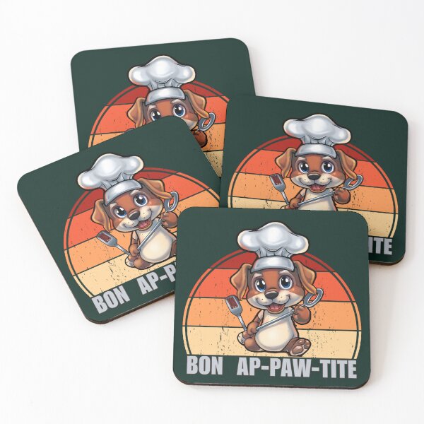 Item preview, Bon Appetite - dog food pun designed and sold by SidTastic .
