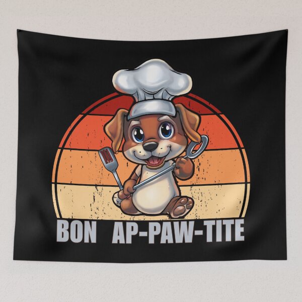 Item preview, Bon Appetite - dog food pun designed and sold by SidTastic .