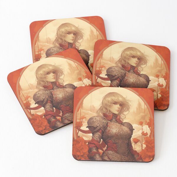 Item preview, Female Knight Holding Claymore designed and sold by ArtNouveauChic.
