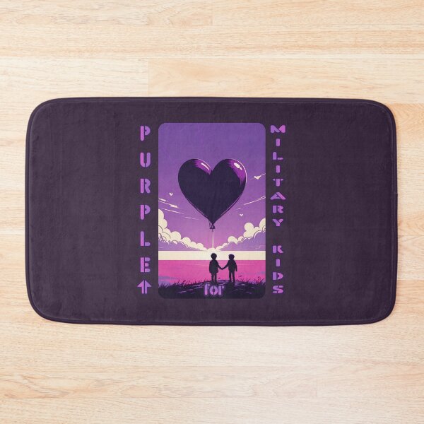 Item preview, Purple [with an up arrow] for military kids (#07) designed and sold by SolidEarthArt.