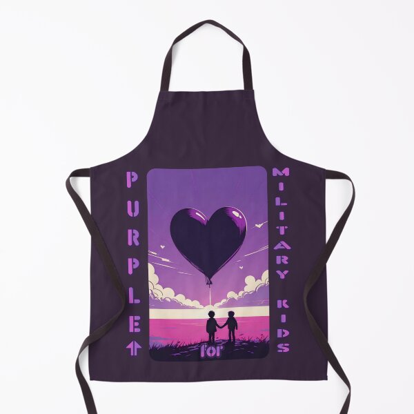 Item preview, Purple [with an up arrow] for military kids (#07) designed and sold by SolidEarthArt.