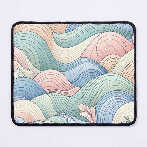 Item preview, Sandy Beach Soft Pastel Waves designed and sold by GracePaigePlaza.