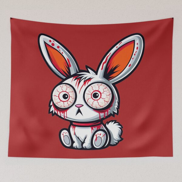 Item preview, : A Unique Blend of Cute and Creepy Artwork for Your Stylish Wardrobe! designed and sold by Shtex.