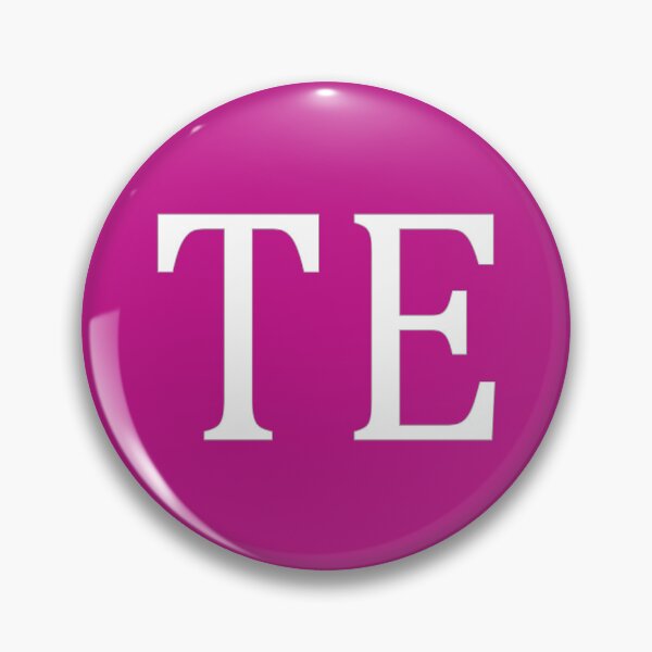 Item preview, TE Initials Monogram Elegant White Letters designed and sold by Jeallan Designs.