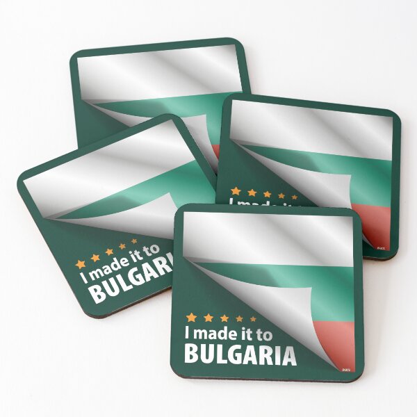 Item preview, I Made It To BULGARIA Sticker T-Shirt 01 designed and sold by LocationInks.
