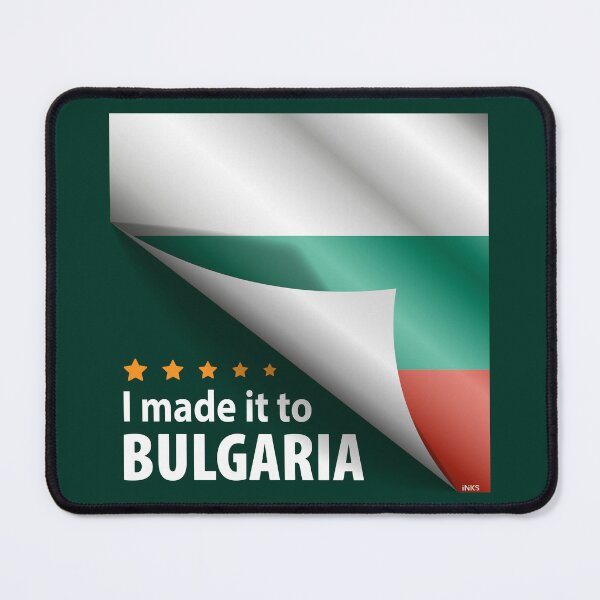 Item preview, I Made It To BULGARIA Sticker T-Shirt 01 designed and sold by LocationInks.