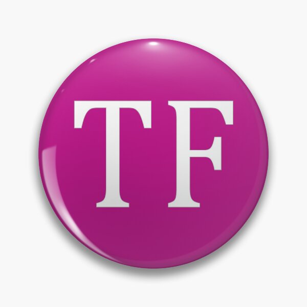 Item preview, TF Initials Monogram Elegant White Letters designed and sold by Jeallan Designs.