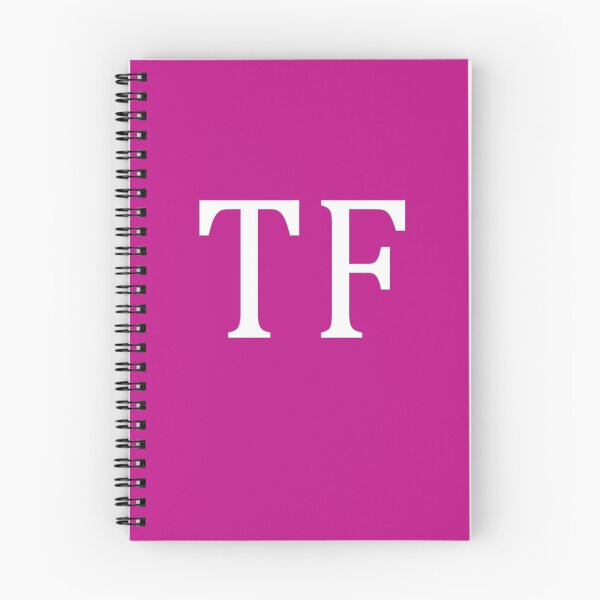 Item preview, Monograma de iniciales TF Letras blancas elegantes designed and sold by Jeallan Designs.