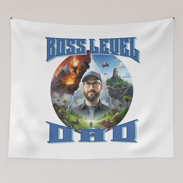 Item preview, Boss Level Gamer Dad Cool Fathers Day Gift Idea designed and sold by ZeptepiTrends.
