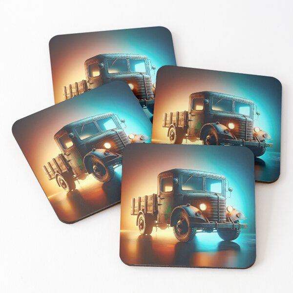 Item preview, Truck surrounded with gradient colors designed and sold by Marcu Ioachim.