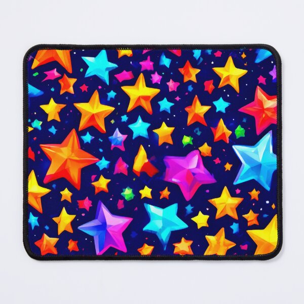 Item preview, Vibrant Volumetric Star Art designed and sold by Health And Fitness Posts e-Store.